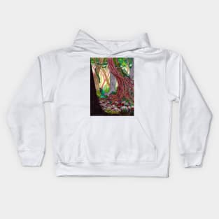 Deep in the forest Kids Hoodie